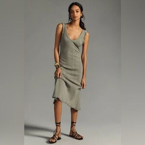 Daily Practice by Anthropologie Ribbed Sweater Midi Dress